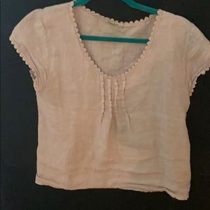 Pink Short Sleeve Top